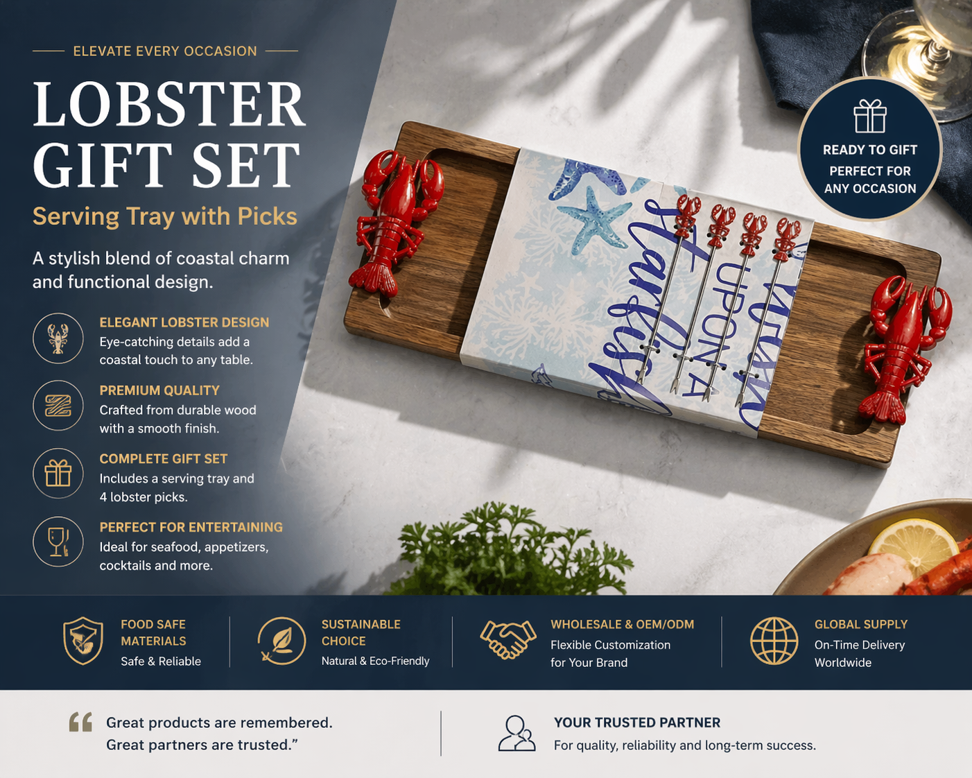 Lobster Gift Set - Ready to Gift