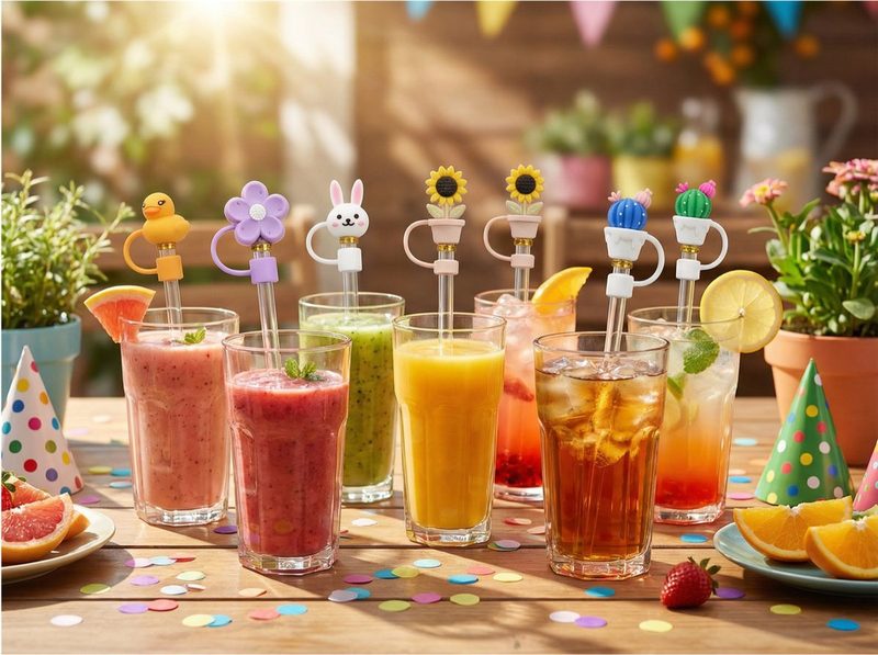 Straw Topper Set