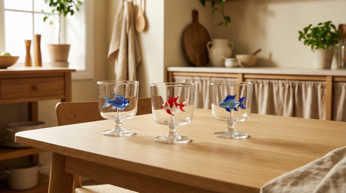 Handcrafted 3D Lampwork Art Glassware Collection